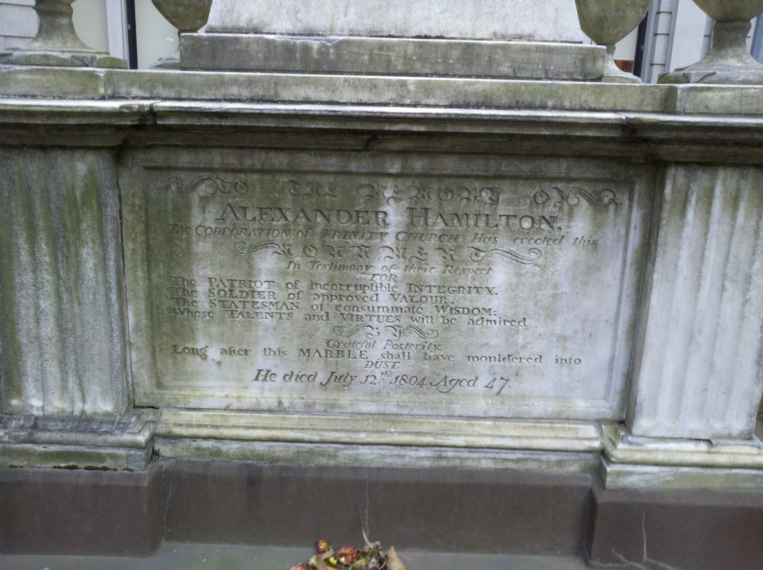 Constitutional Graves Trinity Church Cemetery, Burial Site of