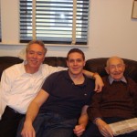 Grandpa, Dad, and Josh - March 2010