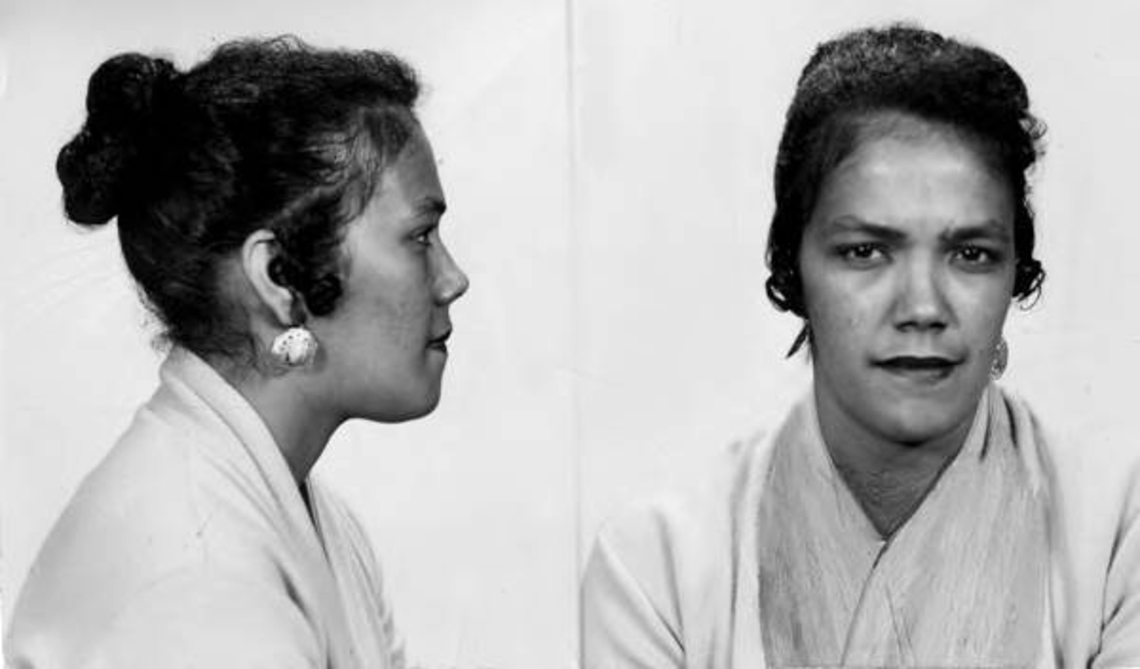 Mug shots of Dollree Mapp in 1957. CLEVELAND PRESS VIA CLEVELAND MEMORY PROJECT